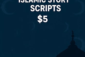 write urdu islamic story youtube script with SEO title