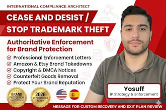 draft your cease and desist letter for trademark infringement