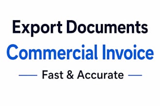create your export documents and shipping paperwork