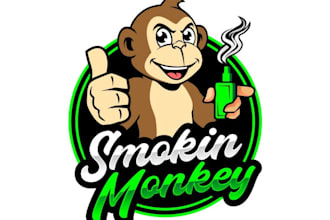 design awesome vape logo with unlimited revision