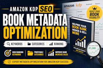 optimize your amazon KDP book metadata for SEO  rankings