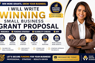 write winning small business grant proposal research funding strategy and rfp