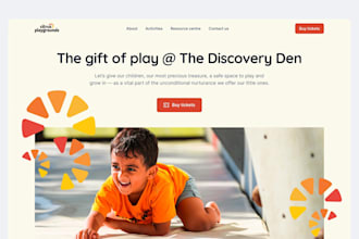 create a responsive webflow landing page
