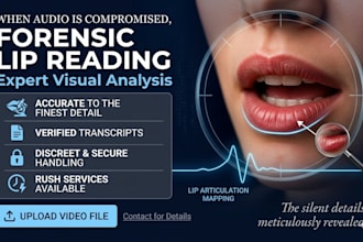 provide expert forensic lip reading