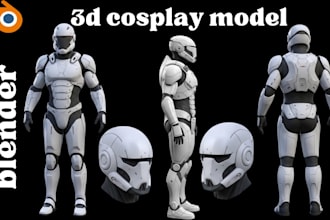 3d wearable cosplay armor 3d cosplay print and paint 3d helmet 3d mask stl print
