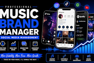 manage your music brand and social media for growth and fan engagement