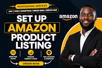 fix amazon listing errors, gtin issues and boost visibility