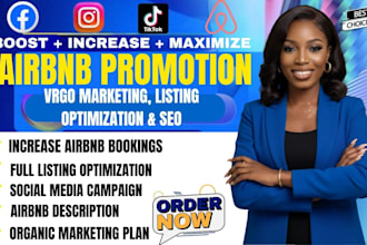 do airbnb promotion, airbnb listing SEO, vrbo marketing to increase bookings