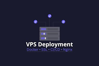 deploy your application to a vps with docker and full server setup