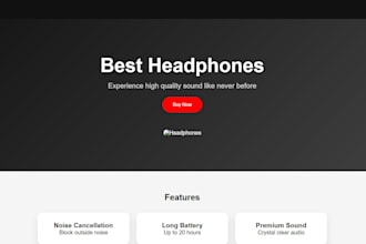 create a responsive landing page