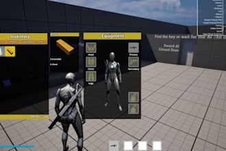 build ue5 game ready inventory system drag and drop UI UX with blueprint logic