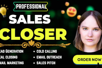 be your high ticket sales closer sales person appointment setter sales rep