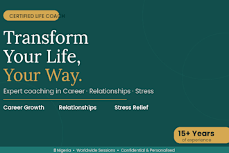 be your personalized life coach for career, relationships and stress management