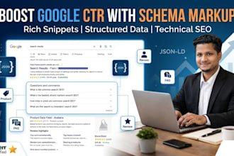 setup schema markup, structured data, rich snippets for SEO and ai visibility