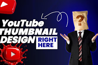 design cinematic faceless youtube thumbnails for automation and cash cow channel
