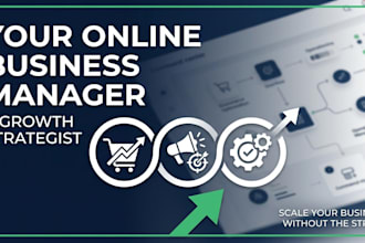 be your expert online business manager and ecommerce growth strategist