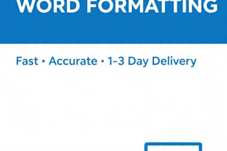 professional ms word typing typing expert PDF work