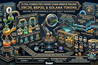 build a cross chain bridge for erc20 bep20 and solana tokens