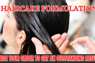 haircare natural product cosmetics formulation chemist