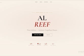 build a professional website for your restaurant or business