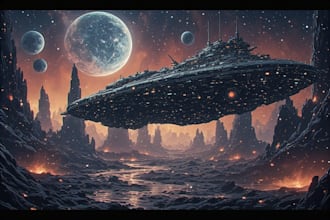 design sci fi illustration and sci fi sci fi illustration