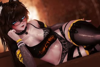 create custom vrchat avatar furry avatar vrc avatar  vr character 3d model nsfw