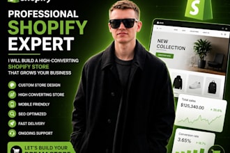 build a complete shopify website