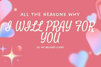 pray to god for you