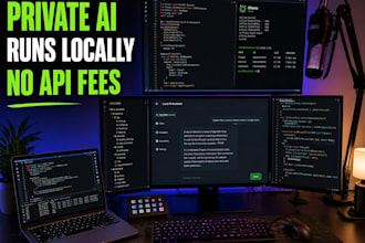 build a private ai assistant that runs locally no API fees