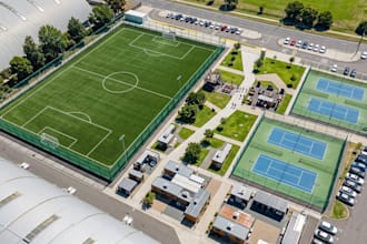 do 3d pickleball, padel, tennis, badminton, baseball court