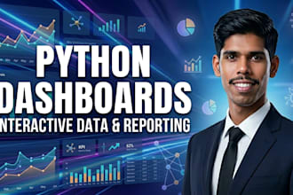 create a python dashboard for your data