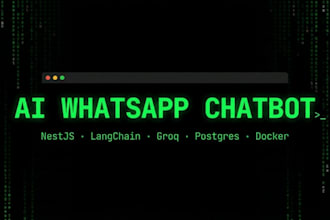 build an ai whatsapp chatbot for sales and customer support