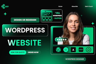 wordpress website design with elementor astra wordpress website development divi