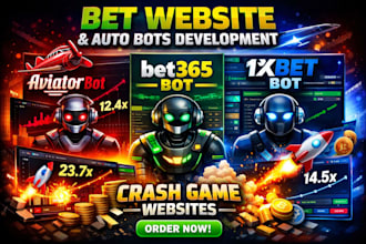 build crash game bot, aviator bot, arcade game bot, predicator bot, bet365 bot