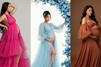 ai virtual photoshoot maternity from your selfie