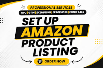 create amazon product listings