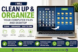 clean up and organize your computer files and desktop