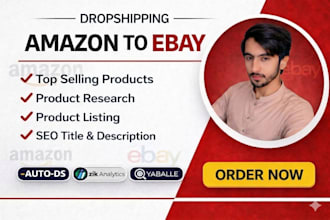 be your ebay VA for 2step dropshipping on profit share