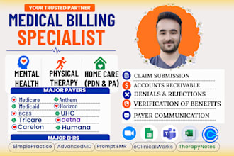 medical billing and virtual assistant mental health rcm specialist