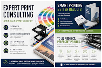 review your print project and make it print ready