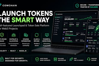build a crypto launchpad and token sale platform
