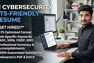 create an ats friendly cybersecurity resume