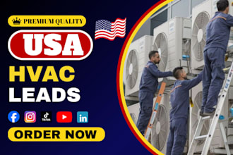 generate premium USA hvac leads through social media ads