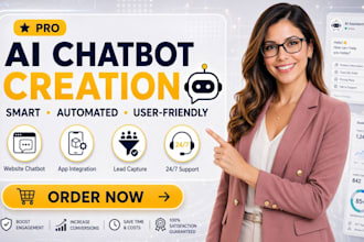 develop ai website, ai chatbot,  ai app, development as full stack developer