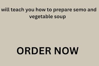 teach you how to cook semo and vegetable soup
