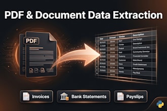 extract data from pdfs, images and financial documents using ai