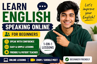 teach you english speaking online for beginners