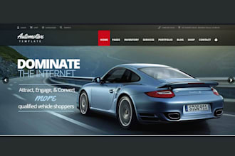 design automotive website auto part store automotive website automotive store