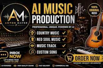 produce ai beats  country and neo soul music for your needs