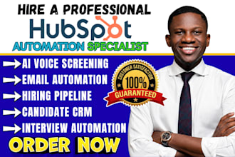 do hubspot recruitment crm via voice screening email automation hiring pipeline